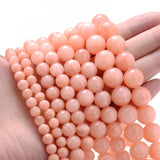 Chalcedony Jades Natural Stone Beads for DIY Jewelry Making 4/6/8/10/12mm
