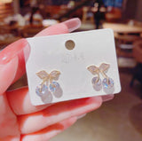 High-end Gold-plated S925 Silver Needle Earrings