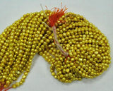 AAA 8-9 MM Baroque Beads Light Golden Freshwater Pearl Jewellery