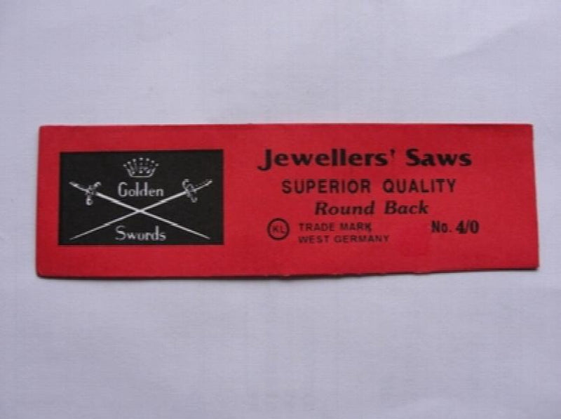 Golden Double Sword Saw Blades, Jeweler Tools, 144 pcs/bag