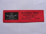 Golden Double Sword Saw Blades, Jeweler Tools, 144 pcs/bag