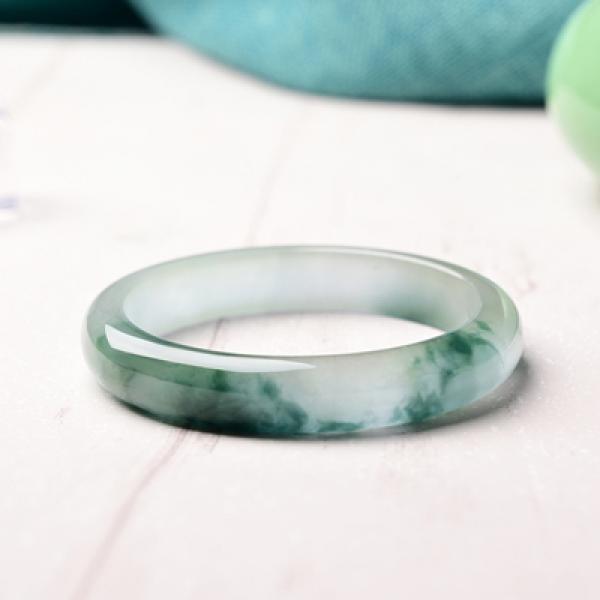 Burmese Emerald Flower Bracelet 54-64mm Princess Jewelry for Mom and Girlfriend