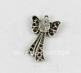 Tibetan Silver Butterfly Knot Charms - Pack of 120