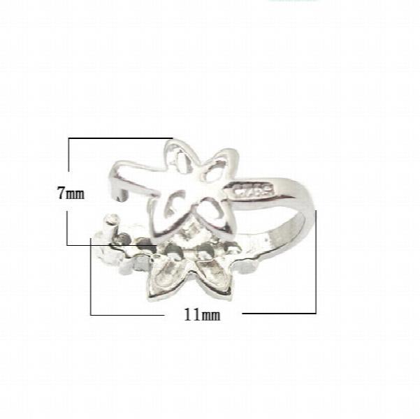 Sterling Silver Pinch Bail Pendant Jewelry Findings