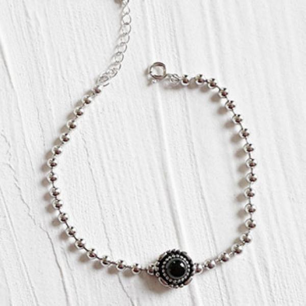 Sterling Silver Freshwater Pearl & Agate Bracelet for Women