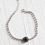 Sterling Silver Freshwater Pearl & Agate Bracelet for Women