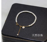 3.5-4mm Round Natural Small Pearl Bracelet
