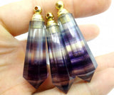 Fluorite Quartz Opal Tiger Eye Turquoises Aventurine Pendant