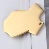 5pcs Stainless Steel Suit Charms 30x35mm Keychain Tags