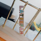Lateefah Dripping Oil Colorful Necklace Personalized Gift