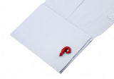 Men's Prawns Red Cufflinks 23mm L1801