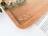 Custom Name Earrings, Stainless Steel Studs, Personalized Jewelry