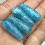 10x30mm Dark Red Chalcedony Jade Water Drop Beads for Jewelry Making