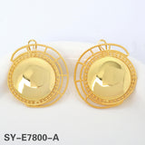 ZEADear Sunflower Teardrop Earrings for Women Dubai Wedding Jewellery