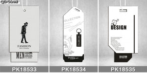 Personized Clothing Paper Swing Tag with Glue Needle String