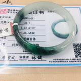 Zheru Jewelry Pure Natural Jadeite Bracelet 54-62mm Female Jade Bracelet
