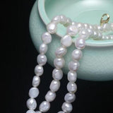 Baroque Freshwater Pearl Bracelet in Pink Lavender