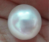 8.9mm Natural Round South Sea Loose Pearl Half Drille