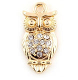 20PCS 12x25mm Owl Pendant Charm DIY Accessories For Floating Locket Jewelrys