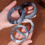 Zheru Natural Two-Color Hetian Jade 4mm-64mm Bracelet for Mother to Girlfriend