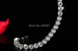 White CZ & Round Zirconia Tennis Bracelet 18.3g S26