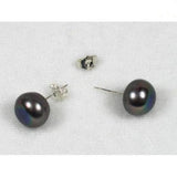 Pink Freshwater Pearl Earrings S925 Sterling Silver Stud