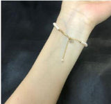 3.5-4mm Round Natural Small Pearl Bracelet