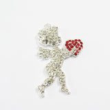 10pcs/lot Cupid Rhinestone Pendants For Jewelry