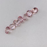 Ruihe Pink Lab-grown Oval Gemstone DIY Jewelry Making