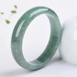 Zheru Natural Burmese Jadeite 54mm-64mm Bracelet for Mother to Girlfriend