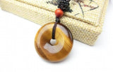 Koraba Natural Jade Lucky Buckle Jadeite Round Pendant