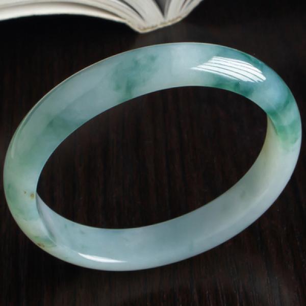 Natural Burma Jade 54mm-62mm Princess Bracelet for Girlfriend or Mom