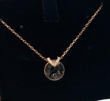 High Star Advanced Lady Necklace Crystal V Shaped Pendant