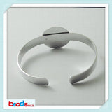 Flat Unique Brass Bracelet Base - ID4737