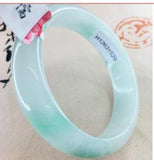 Zheru Jewelry Natural Jadeite Bracelet 52-61mm - Female Gift