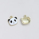 Enamel Alloy Charms 40pcs Panda Girl Boy Necklace Earring Pendants