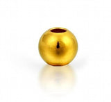 1pc 24K Yellow Pendant/Lucky 4mm 3mm Smooth Transfer Beads 999 Light Beads
