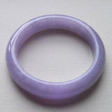 Zheru Jewelry Light Purple Burmese Jadeite Bracelet