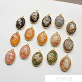 Resin Acrylic Pendant Ear Stud DIY Material