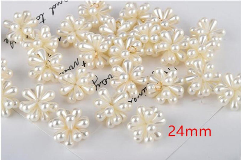 10pcs/lot Water Drop/Rounds Bead Decoration for DIY Jewelry