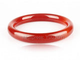 Natural Ice Red Agate Jade Lucky Bangle for Girls