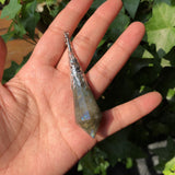 Natural High Labradorite Pendulum Divination Pendant
