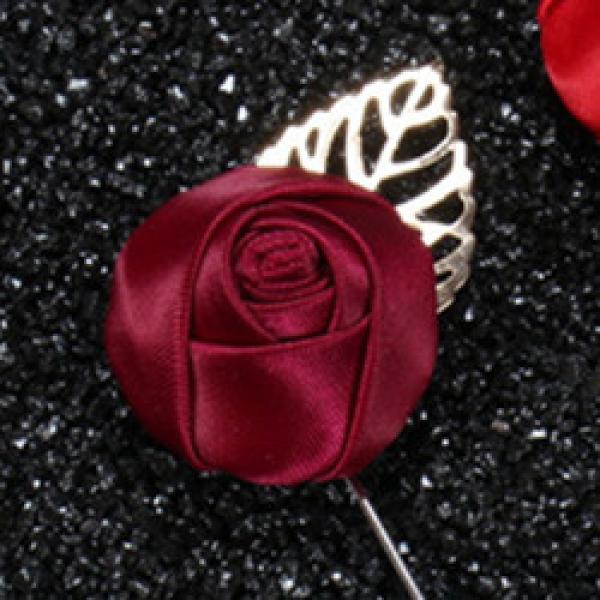 BoYuTe Flower Rose Lapel Pin Men's Suit Accessories