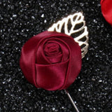 BoYuTe Flower Rose Lapel Pin Men's Suit Accessories