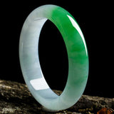 Zheru Jadeite Bracelet 54-64mm Princess Jewelry Gift for Mother/Girlfriend