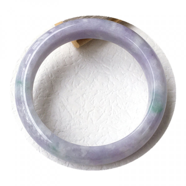 Zheru Jewelry Natural Burmese Jadeite 54-64mm Light Bracelet Princess Jewelry