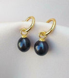 10x12mm South Sea Drop Pearl Earring