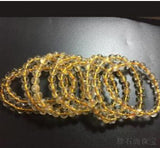Titanium Crystal Blonde Bracelet Single Circle Yellow Hair Crystal