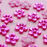 1000pcs/set 12mm Flatback Pearl Flower Embellishment Wedding Craft