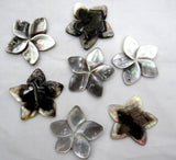 Quartz Crystal Abalone Shell Butterfly Charms Pendant DIY Jewelry Making